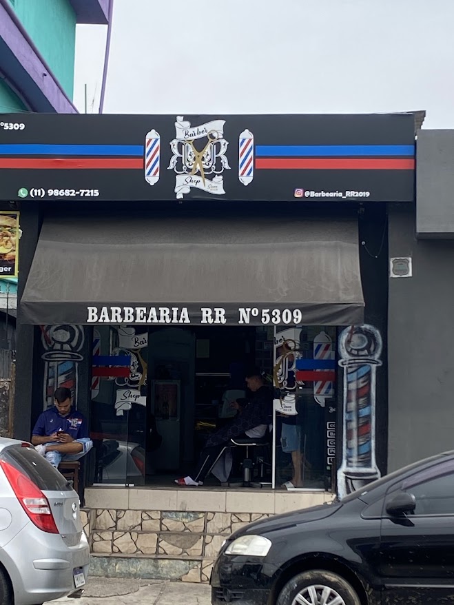 Fachada da Barbearia RW